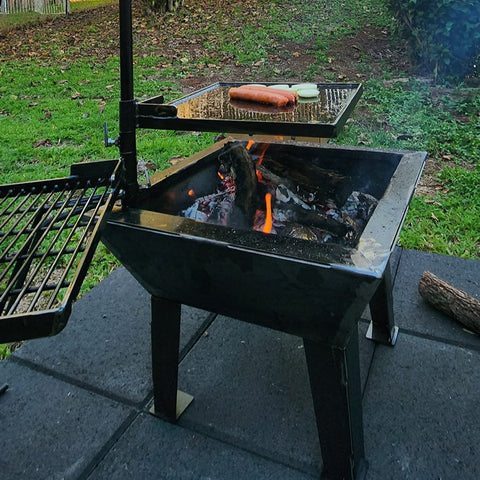 Square Swinging Set for Backyard Fire Pit (no arm)